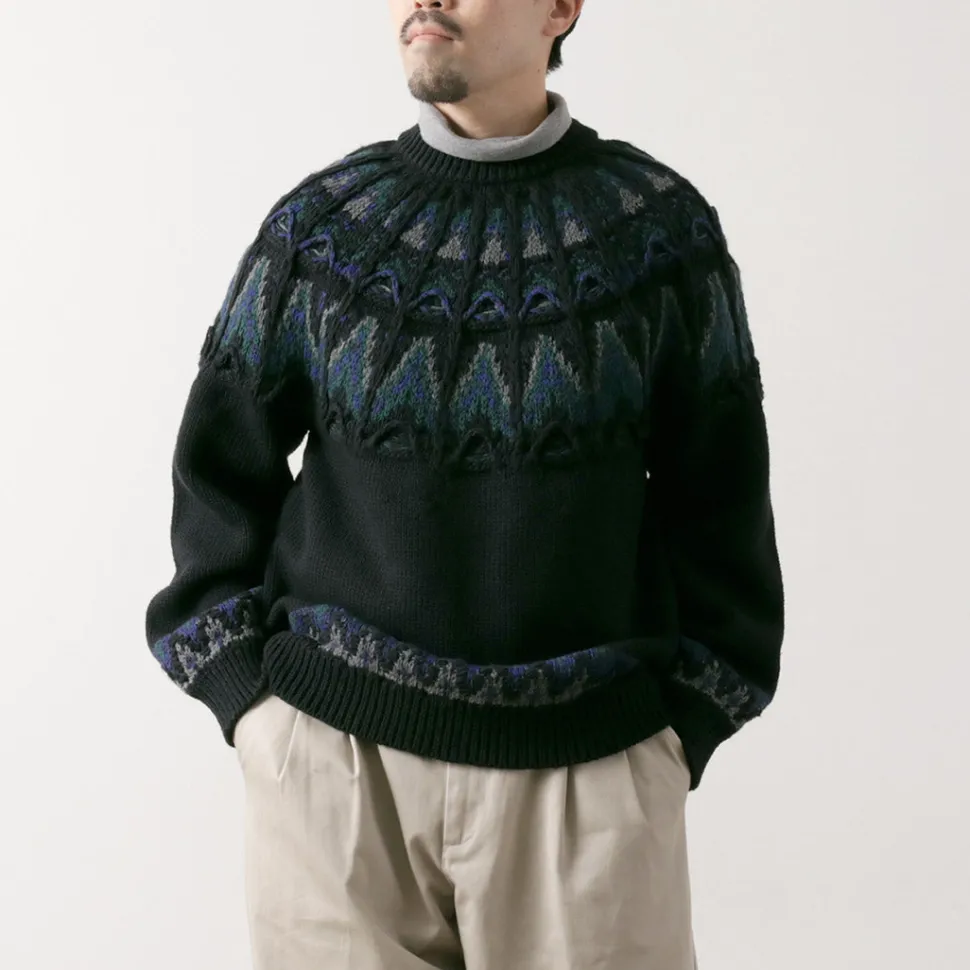 COOHEM / Nordic Knit Pullover