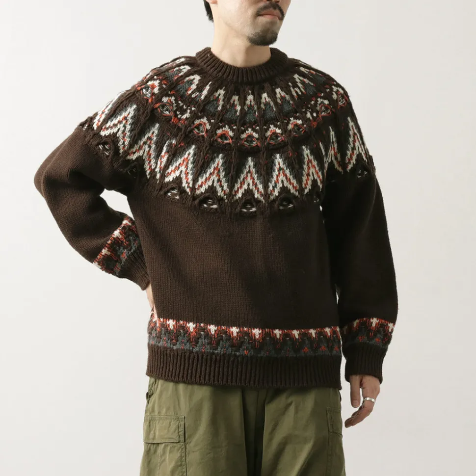 COOHEM / Nordic Knit Pullover