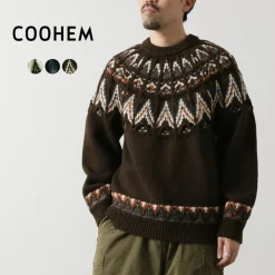 COOHEM / Nordic Knit Pullover