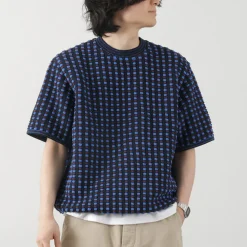 COOHEM / Retro Wave Knit Pullover