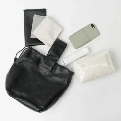 CREED / Drawstring Tote Cowhide Leather