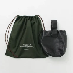 CREED / Drawstring Tote Cowhide Leather
