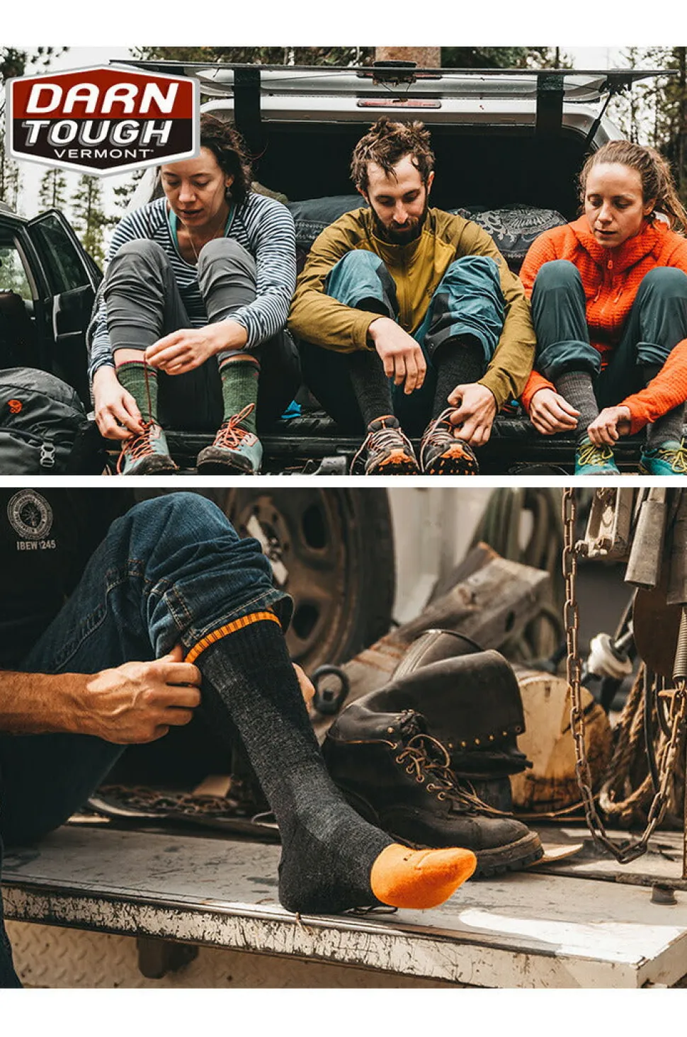 DARN TOUGH / Hiker Micro Crew Mid-Weight Cushion