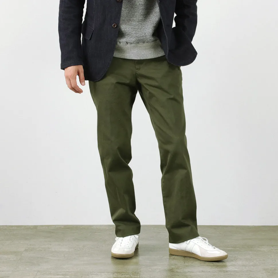 D.C.WHITE / Cotton twill regular silhouette chinos