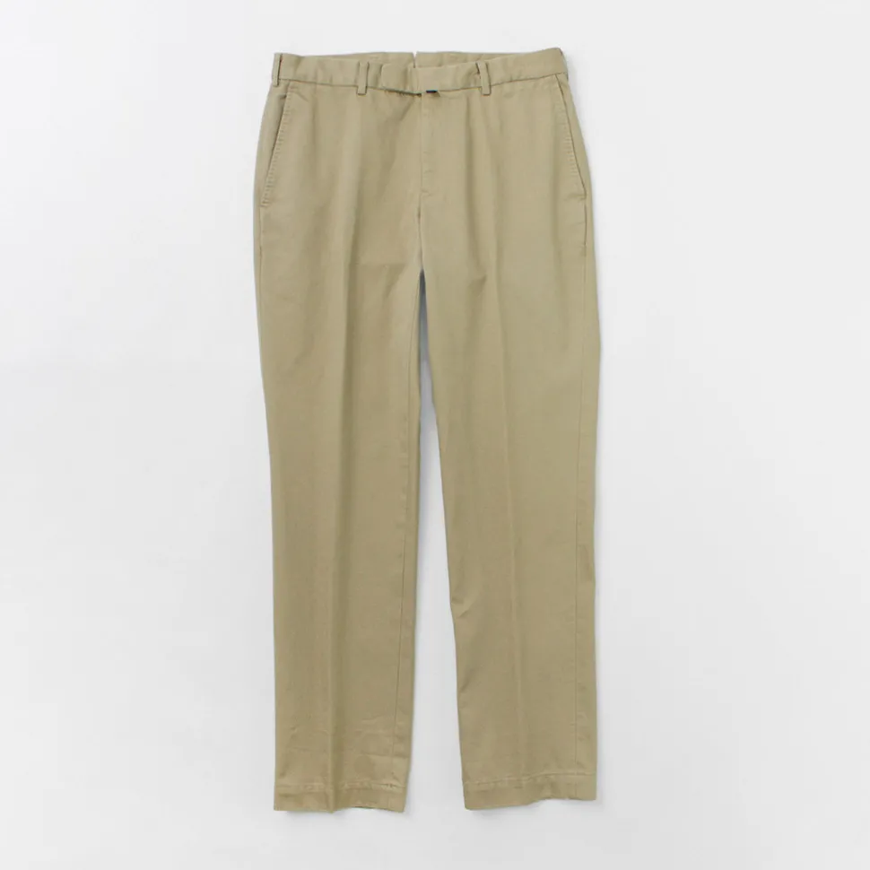 D.C.WHITE / Cotton twill regular silhouette chinos