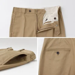 D.C.WHITE / High-density Chino Stretch Slim Tapered Pants