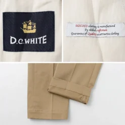 D.C.WHITE / High-density Chino Stretch Slim Tapered Pants