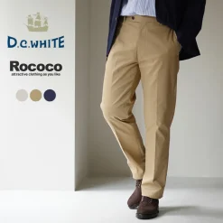 D.C.WHITE / High-density Chino Stretch Slim Tapered Pants