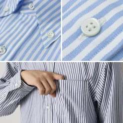D.C.WHITE / Ivy Stripe Button Down Shirt