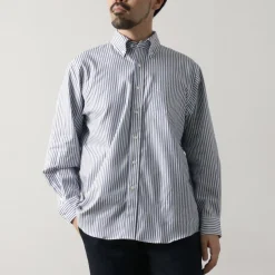 D.C.WHITE / Ivy Stripe Button Down Shirt