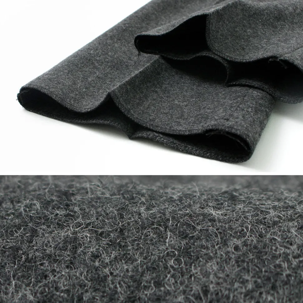 D.C.WHITE / Wool Melton Tapered Trousers