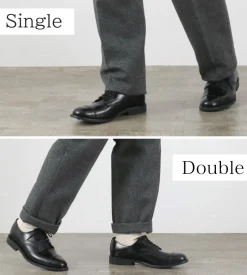 D.C.WHITE / Wool Melton Tapered Trousers