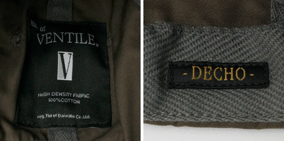 DECHO / High-density fabric Ball cap