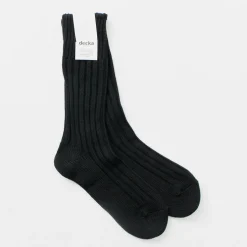DECKA QUALITY SOCKS / Heavyweight Plain Crew Socks