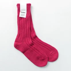 DECKA QUALITY SOCKS / Heavyweight Plain Crew Socks