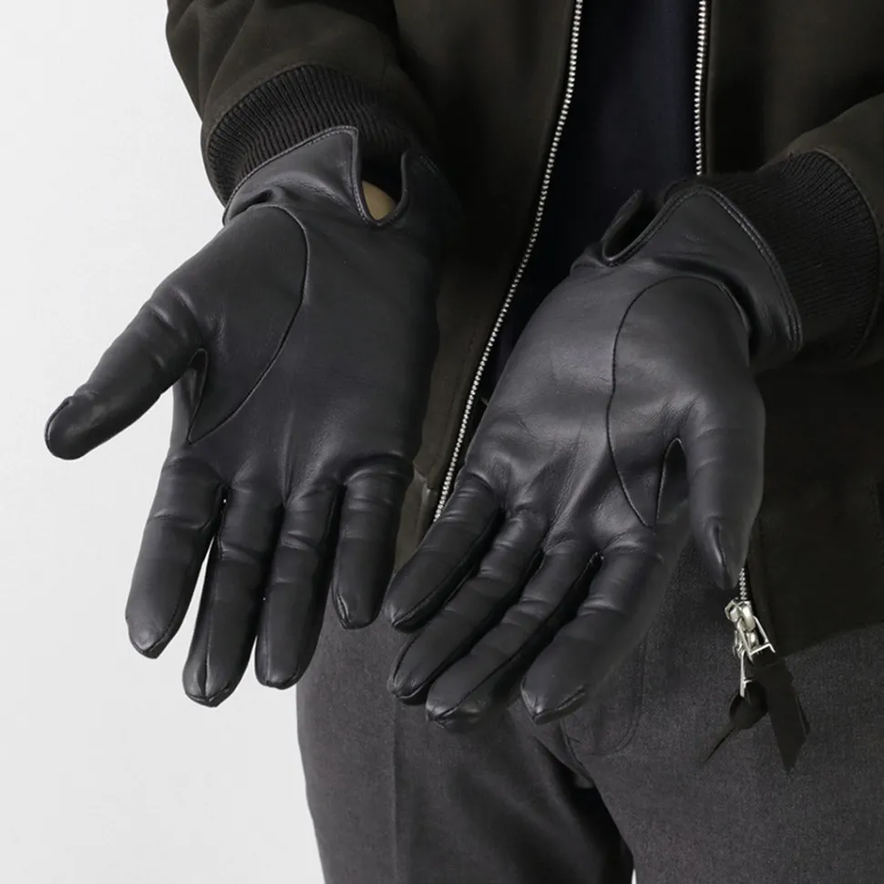 DENTS / Bisley / Cashmere-lined leather gloves
