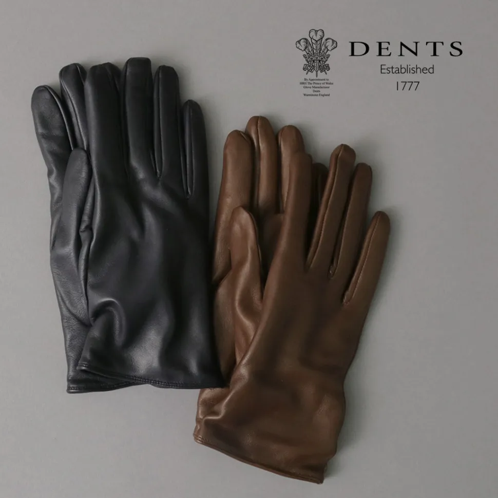 DENTS / Bisley / Cashmere-lined leather gloves
