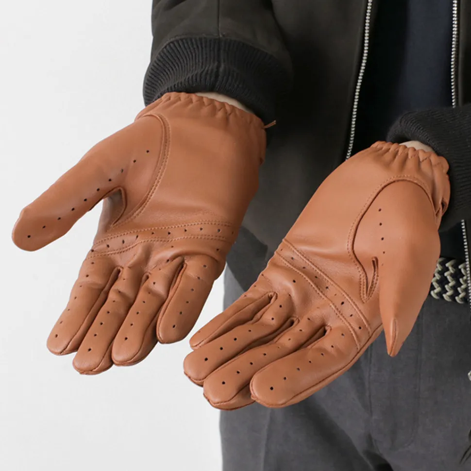 DENTS / Fleming / Perforated leather gloves