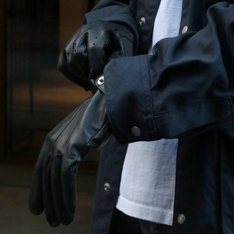 DENTS / Fleming / Perforated leather gloves