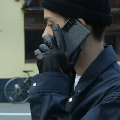 DENTS / Fleming / Perforated leather gloves