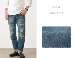 DEPSEA / DP001 Straight 5P Denim Pants - Vintage finish
