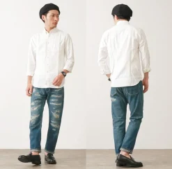 DEPSEA / DP001 Straight 5P Denim Pants - Vintage finish
