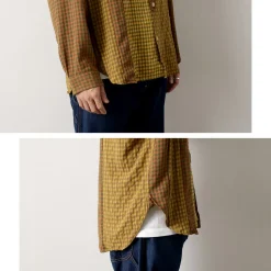 DIP/DZT / Checked combination shirt