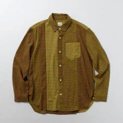 DIP/DZT / Checked combination shirt