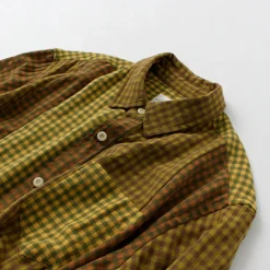 DIP/DZT / Checked combination shirt