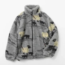 FARFIELD ORIGINAL / Jacquard Woven Boa Fell Jacket