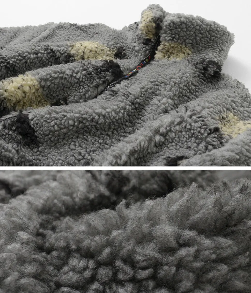 FARFIELD ORIGINAL / Jacquard Woven Boa Fell Jacket