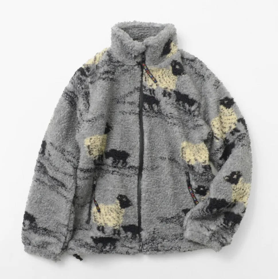 FARFIELD ORIGINAL / Jacquard Woven Boa Fell Jacket