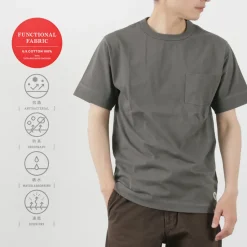 FELCO × HEALTH KNIT / Crew Neck Pocket Tee