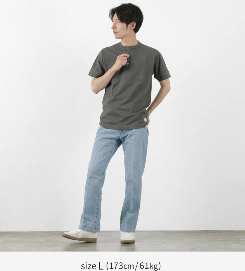 FELCO / Pocket Henley Neck T-shirt