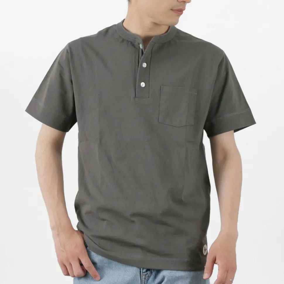 FELCO / Pocket Henley Neck T-shirt