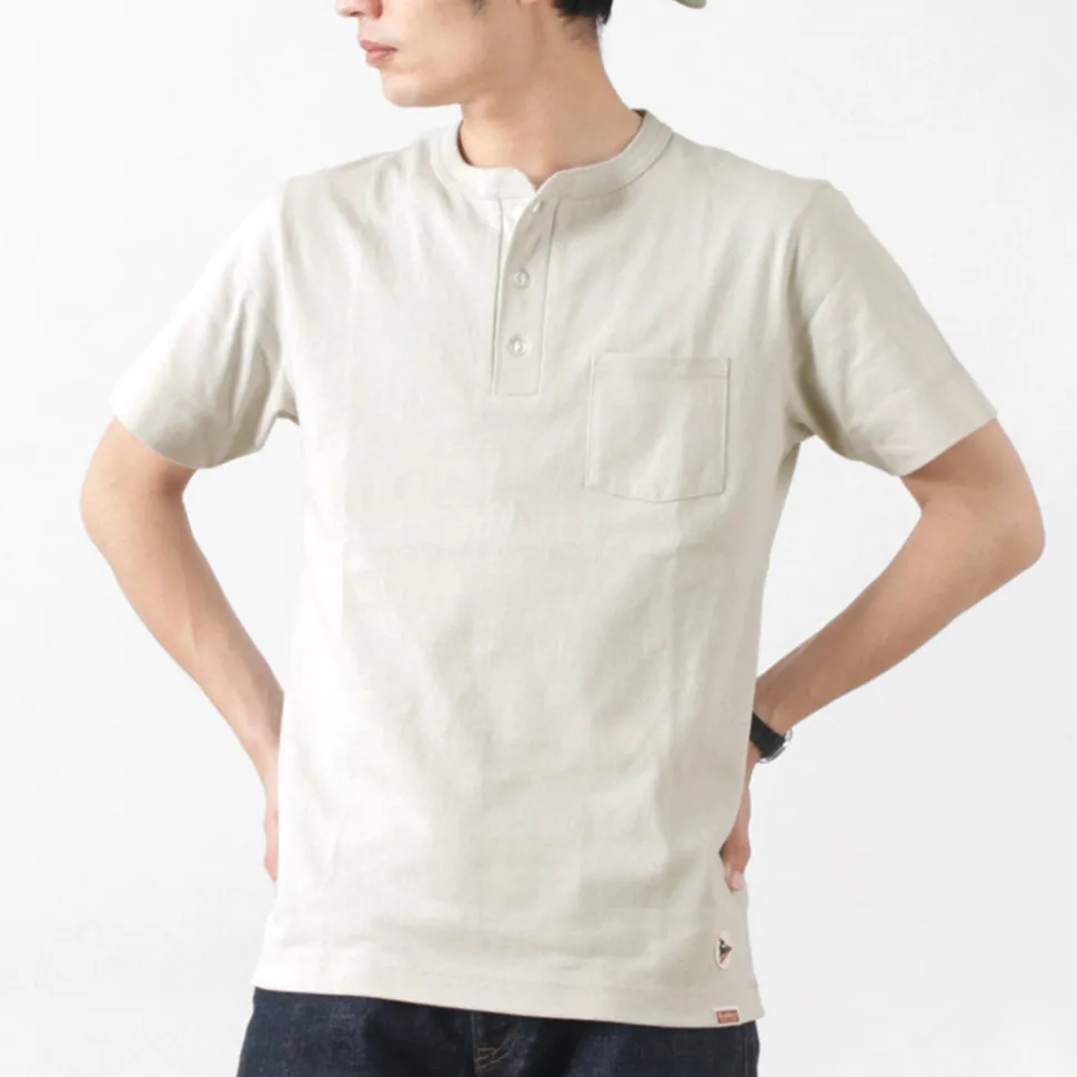 FELCO / Pocket Henley Neck T-shirt