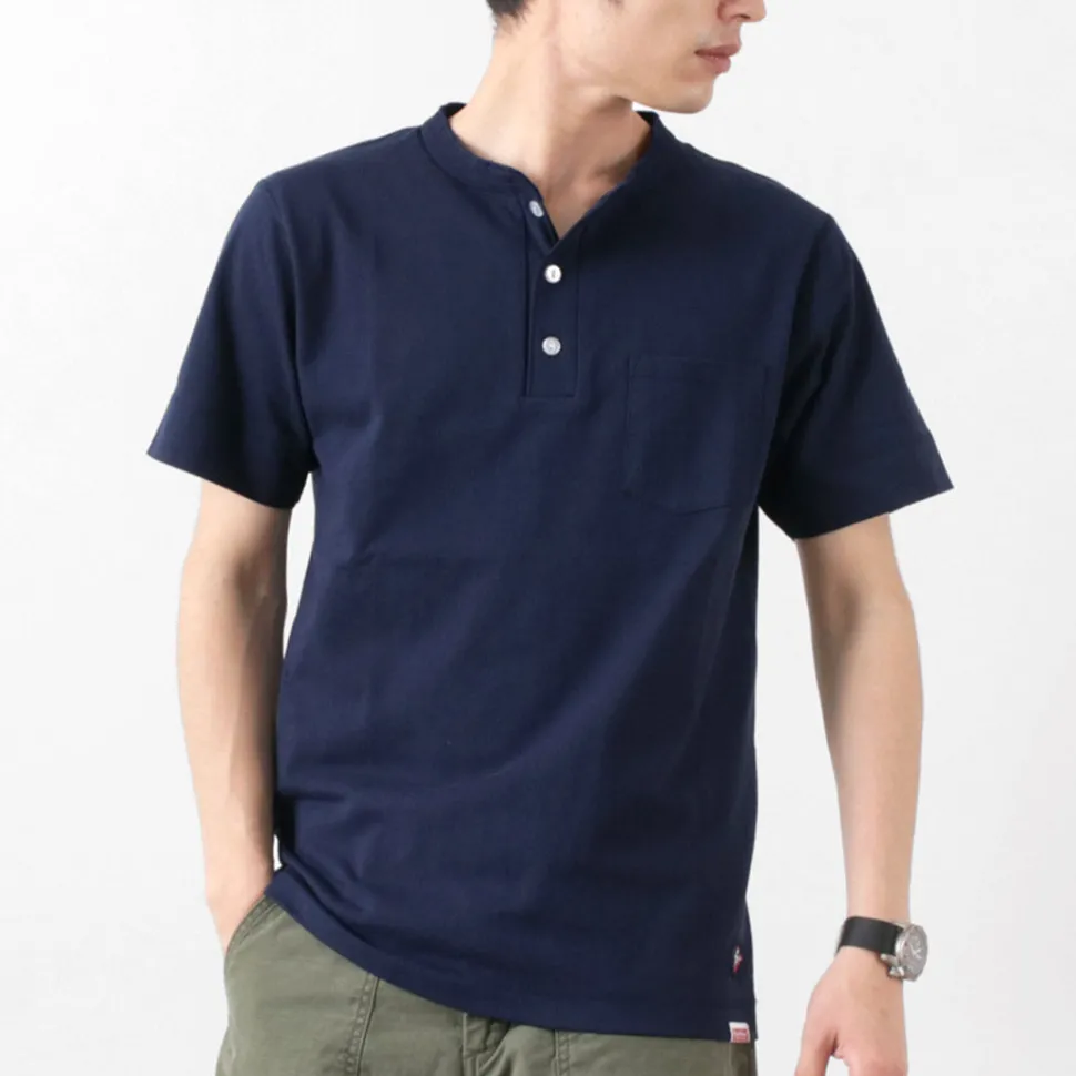 FELCO / Pocket Henley Neck T-shirt