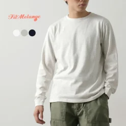 FILMELANGE / Dole Organic Raffy Jersey Long Sleeve T-Shirt