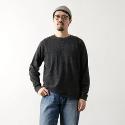 FILMELANGE / Dole Organic Raffy Jersey Long Sleeve T-Shirt