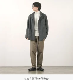 FILMELANGE / Hiet Melton Knit Jacket