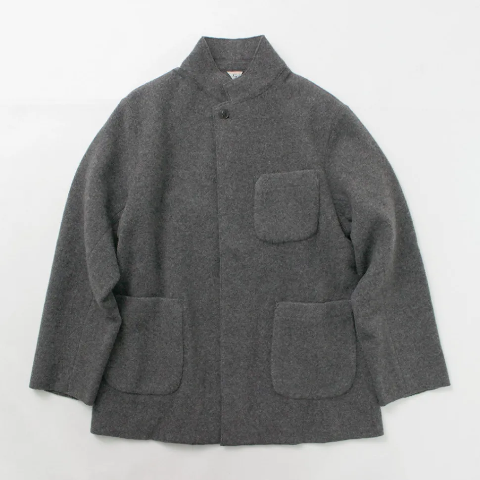 FILMELANGE / Hiet Melton Knit Jacket