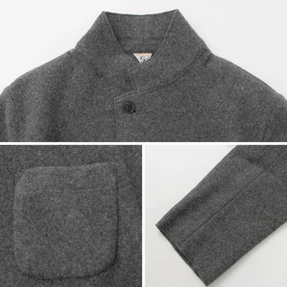 FILMELANGE / Hiet Melton Knit Jacket