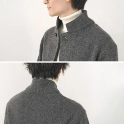 FILMELANGE / Hiet Melton Knit Jacket