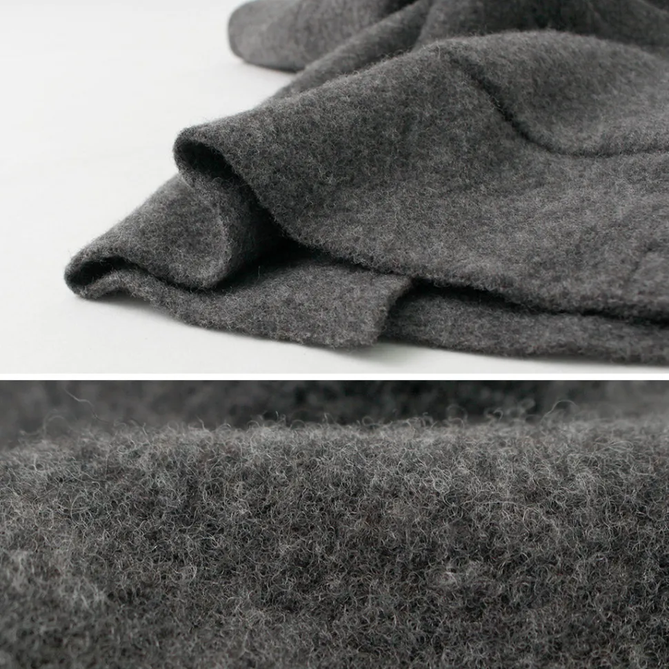 FILMELANGE / Hiet Melton Knit Jacket