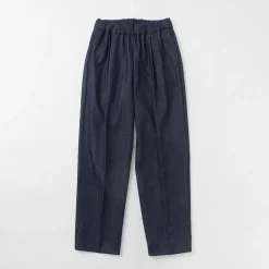 FLISTFIA / Denim Wide Tuck Trousers