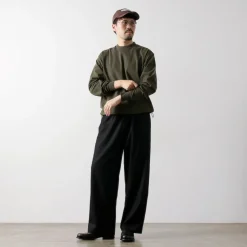 FLISTFIA / Long Sleeve Drawcord Pullover