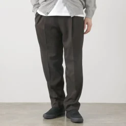 FLISTFIA / Wool-like Tuck Wide Trouesrs