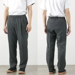 FLISTFIA / Wool-like Tuck Wide Trouesrs