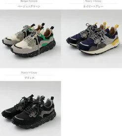 FLOWER MOUNTAIN / Yamano Three Pig Suede and Nylon Sneakers