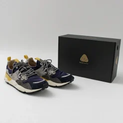 FLOWER MOUNTAIN / Yamano Three Pig Suede and Nylon Sneakers